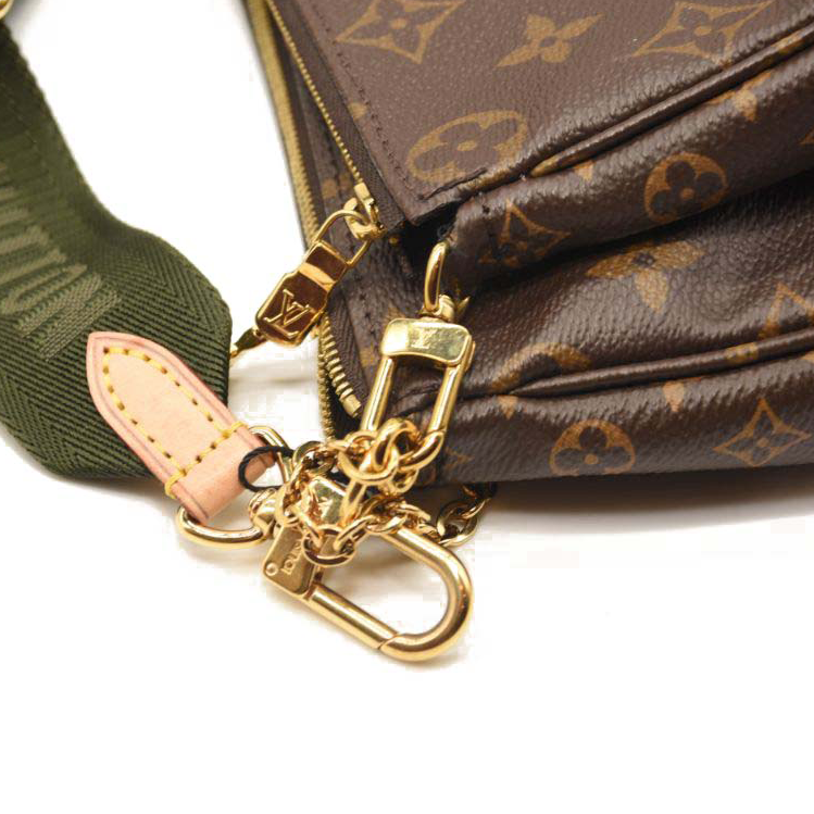 LOUIS VUITTON Monogram Multi Pochette Accessories Kaki