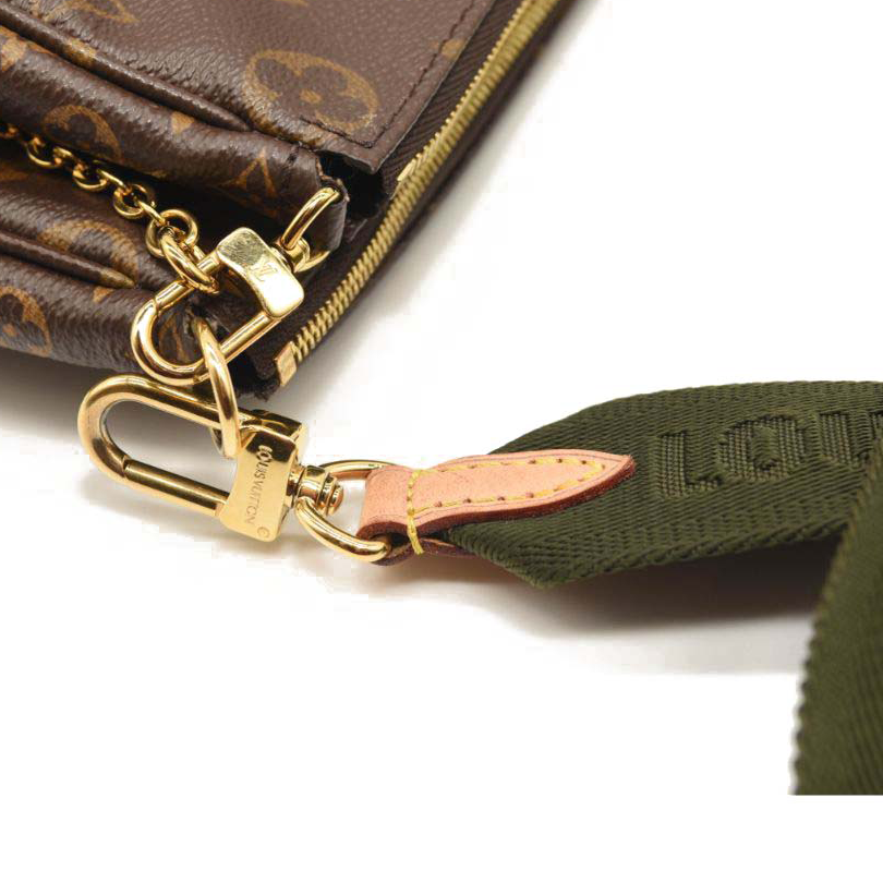 LOUIS VUITTON Monogram Multi Pochette Accessories Kaki