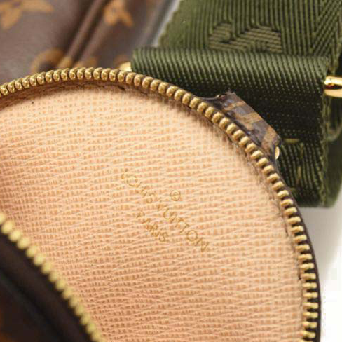LOUIS VUITTON Monogram Multi Pochette Accessories Kaki