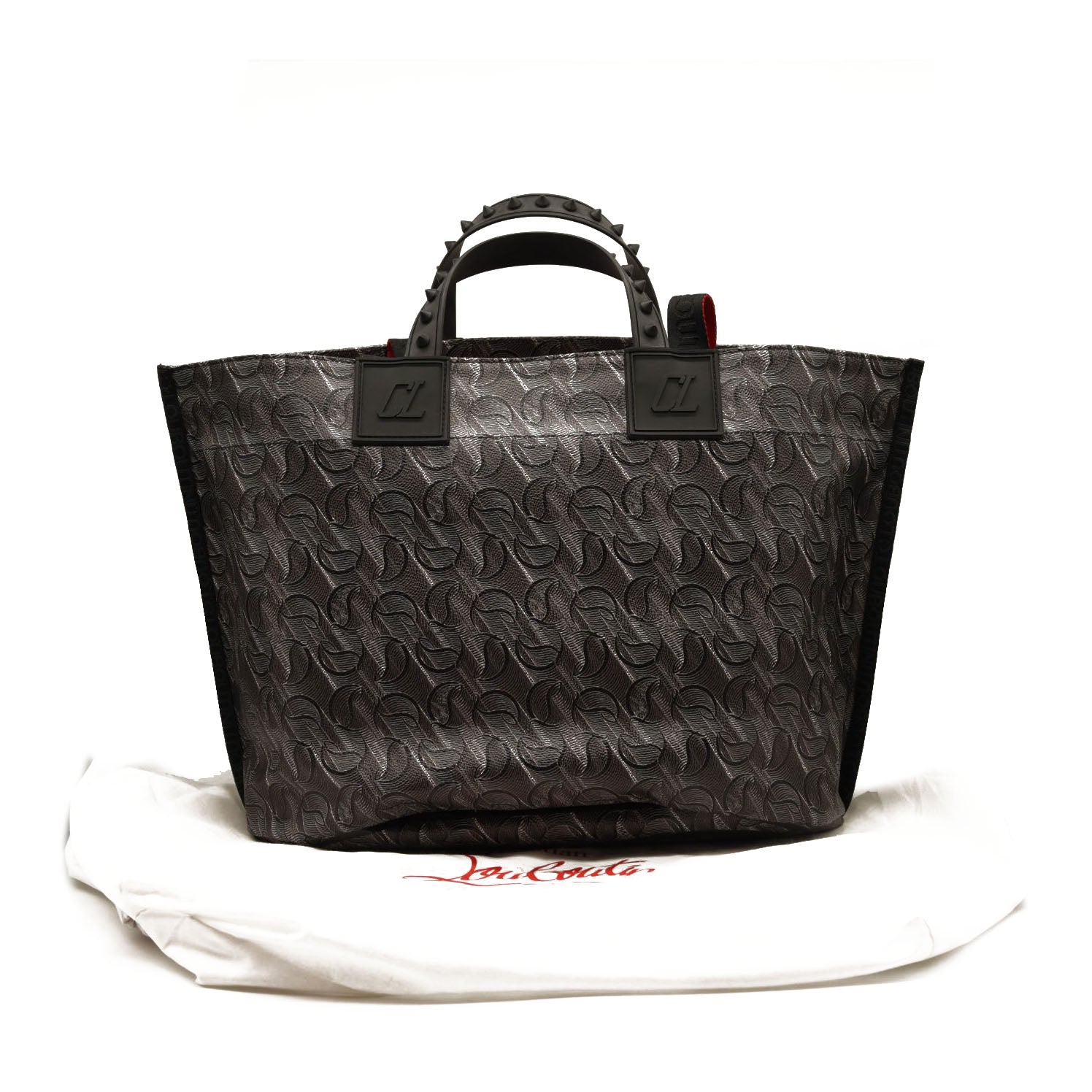 NEW Christian Louboutin Loutote Beach Tote Black