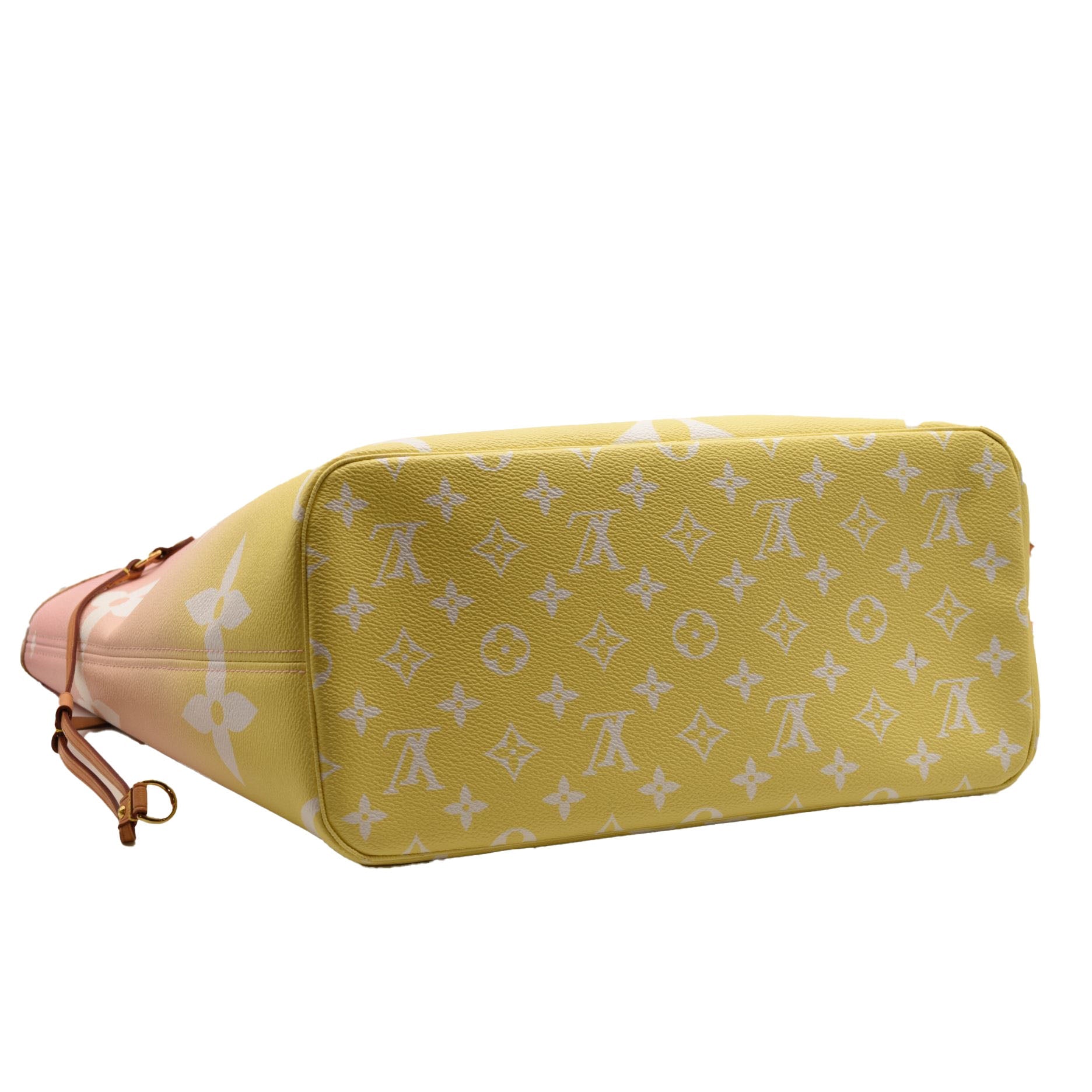 LOUIS VUITTON Monogram Giant By The Pool Neverfull MM Light Pink