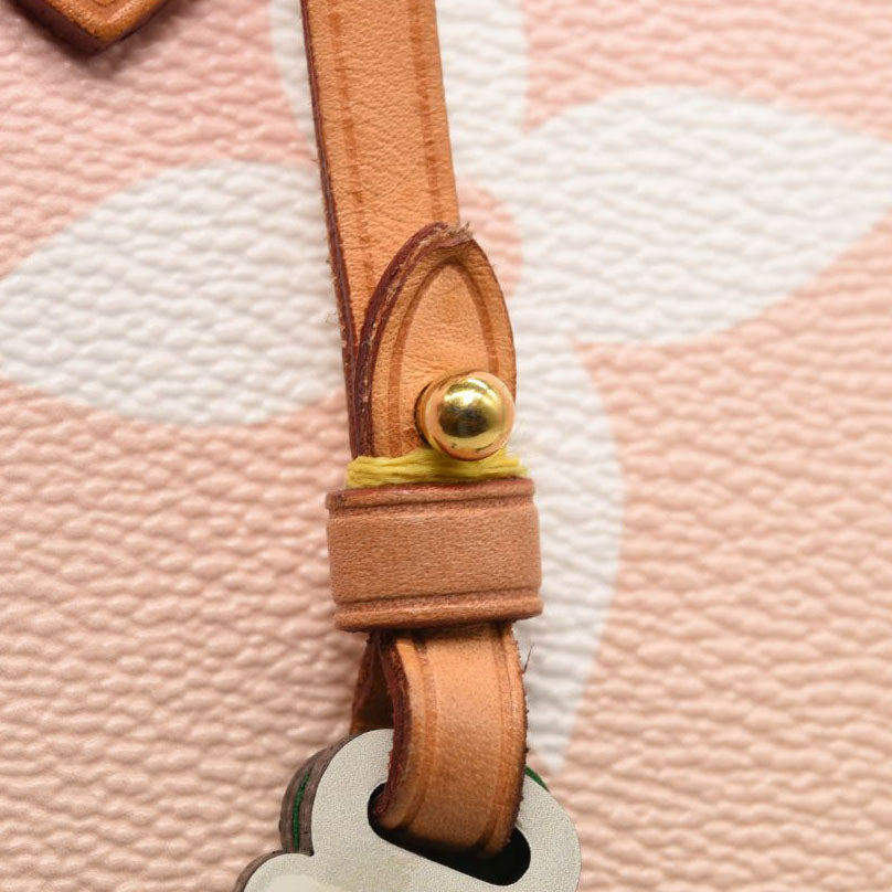 LOUIS VUITTON Monogram Giant By The Pool Neverfull MM Light Pink