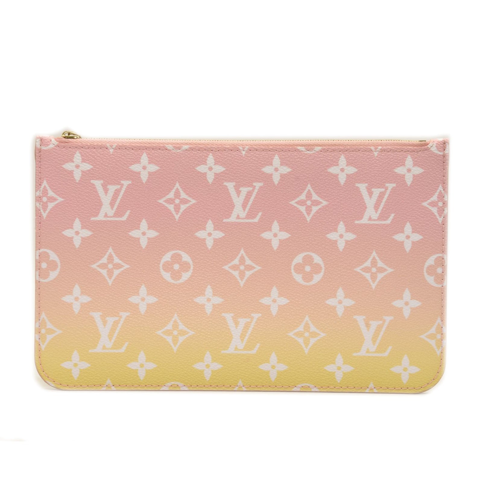 LOUIS VUITTON Monogram Giant By The Pool Neverfull MM Light Pink