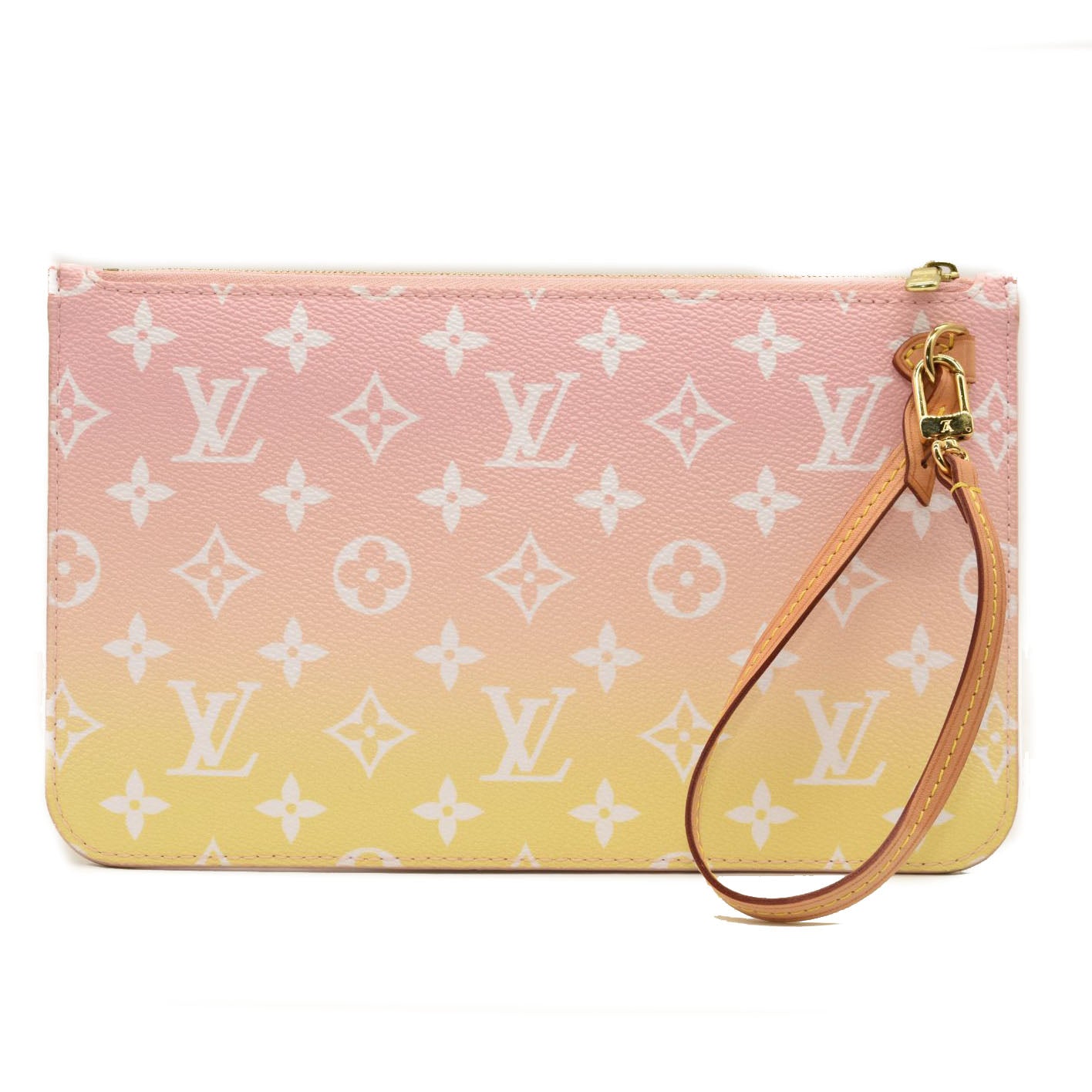 LOUIS VUITTON Monogram Giant By The Pool Neverfull MM Light Pink