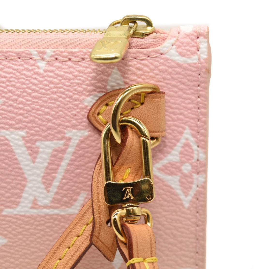 LOUIS VUITTON Monogram Giant By The Pool Neverfull MM Light Pink