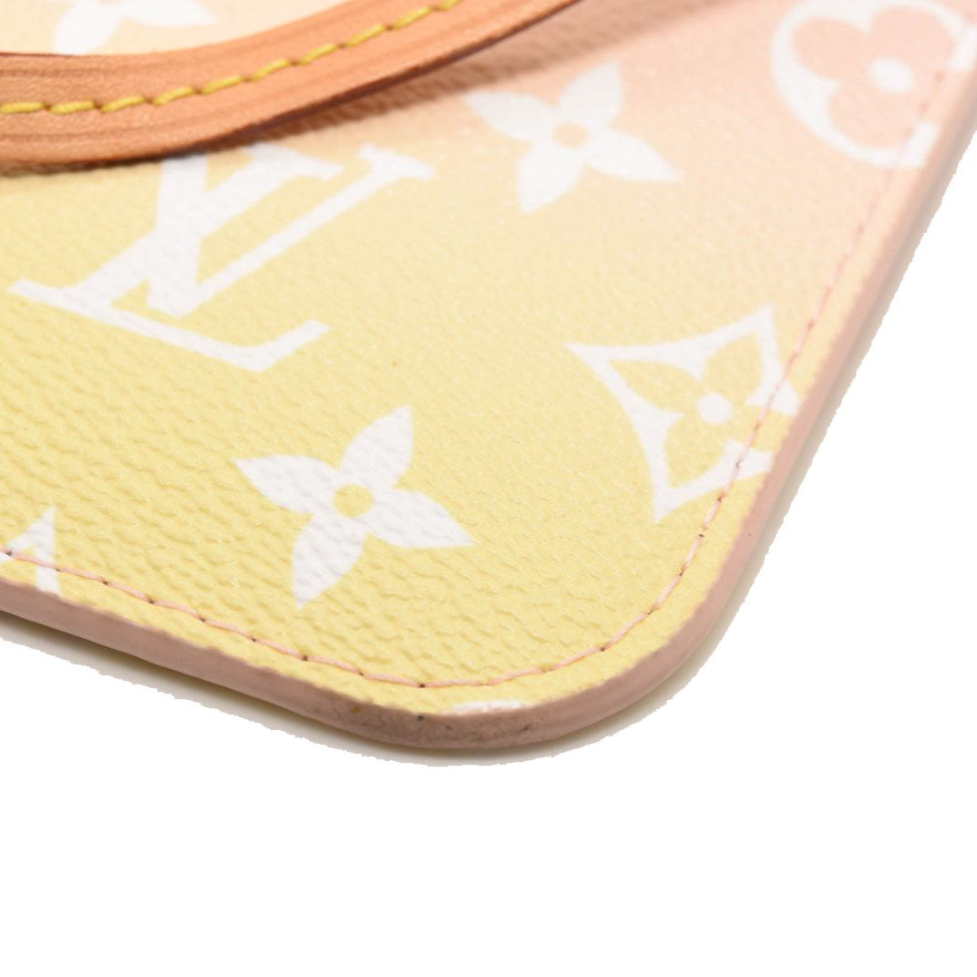 LOUIS VUITTON Monogram Giant By The Pool Neverfull MM Light Pink