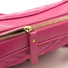 NEW Saint Laurent Calfskin Matelasse Monogram Lou Camera Bag Pink Suede