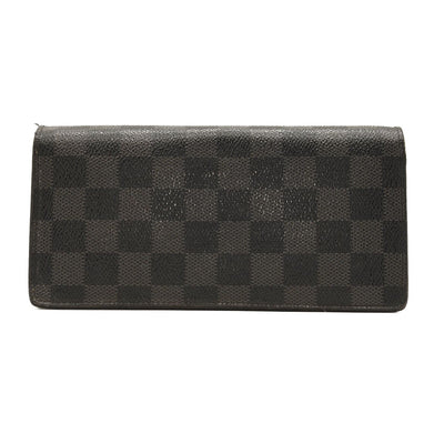 USED $675 LOUIS VUITTON Damier Graphite Brazza Wallet