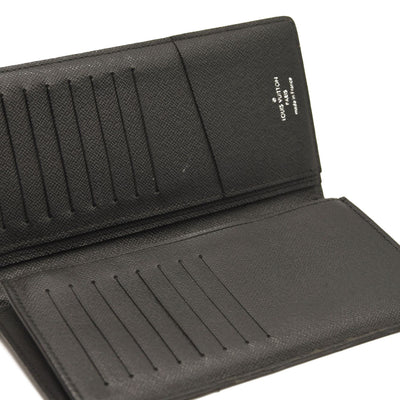 USED $675 LOUIS VUITTON Damier Graphite Brazza Wallet