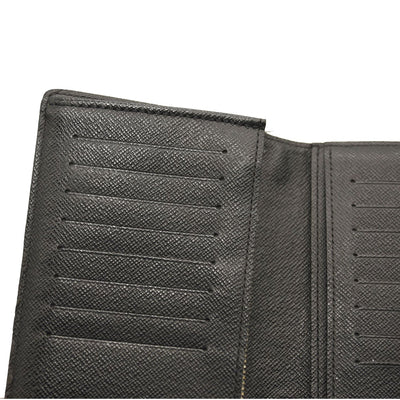 USED $675 LOUIS VUITTON Damier Graphite Brazza Wallet