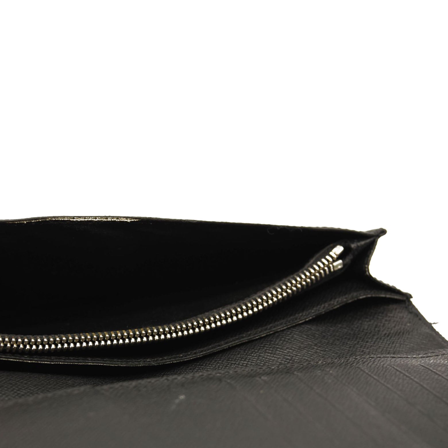 USED $675 LOUIS VUITTON Damier Graphite Brazza Wallet