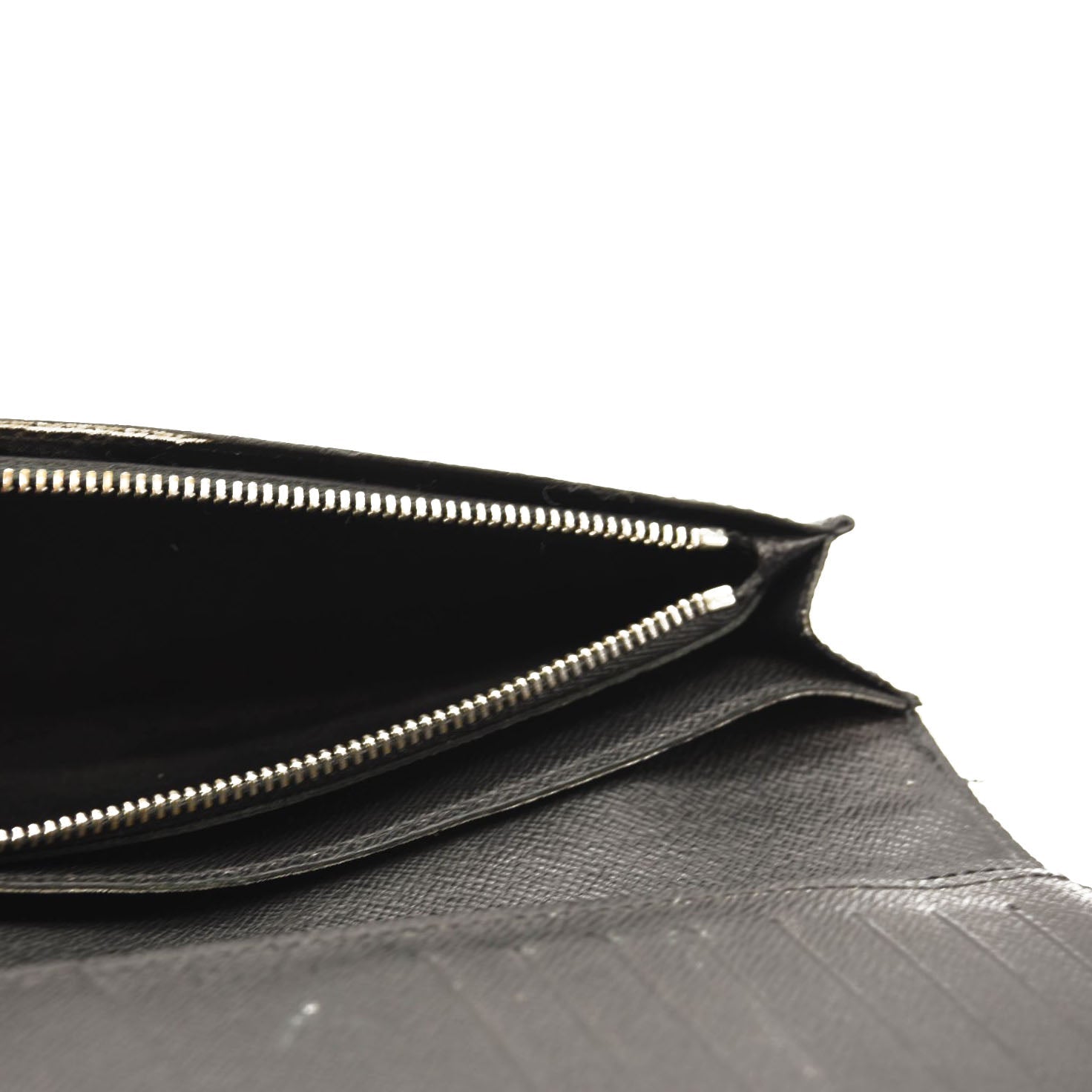 USED $675 LOUIS VUITTON Damier Graphite Brazza Wallet