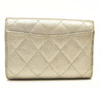 CHANEL Metallic Caviar Quilted 6 Key Holder