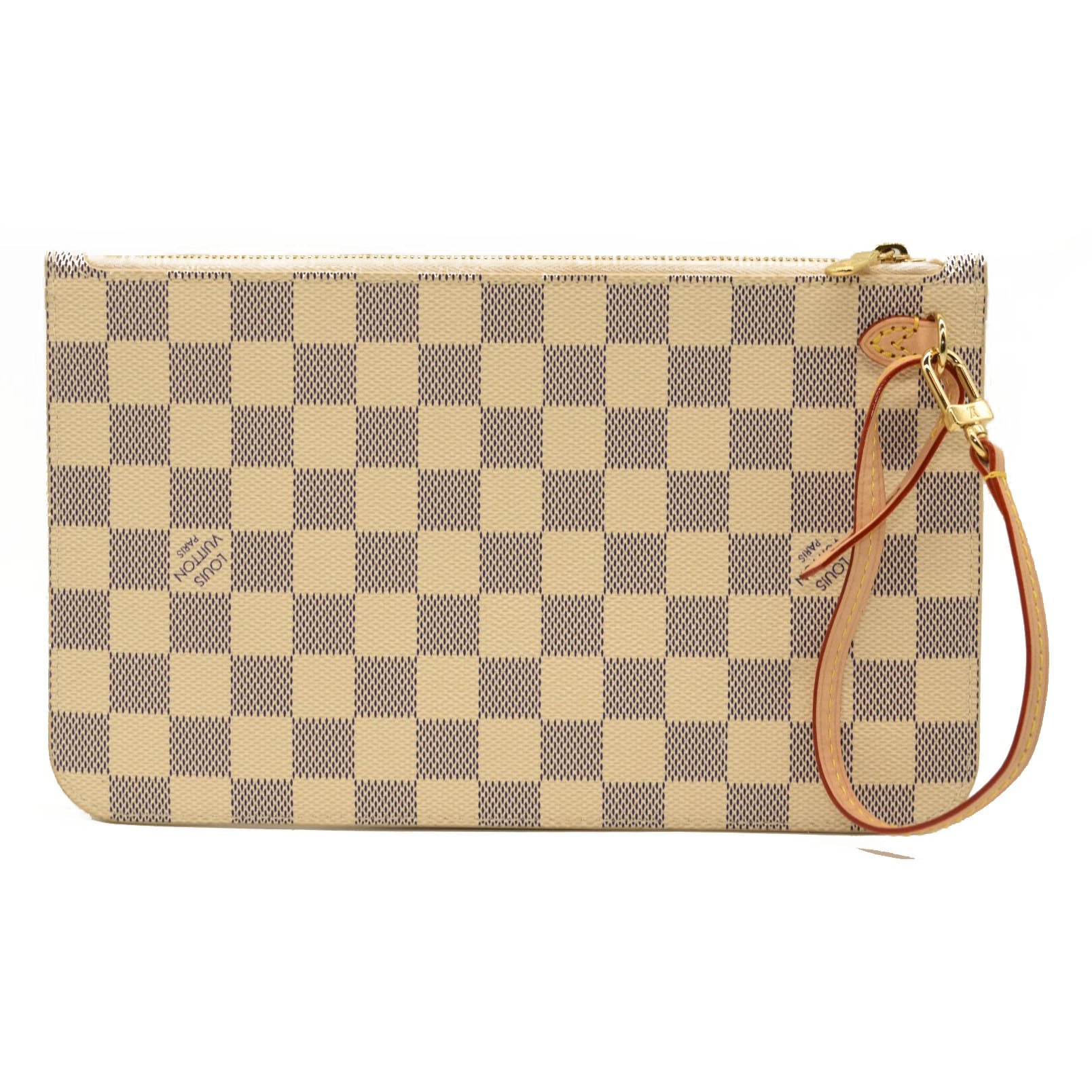LOUIS VUITTON Damier Azur Nautical Neverfull MM GM Pochette