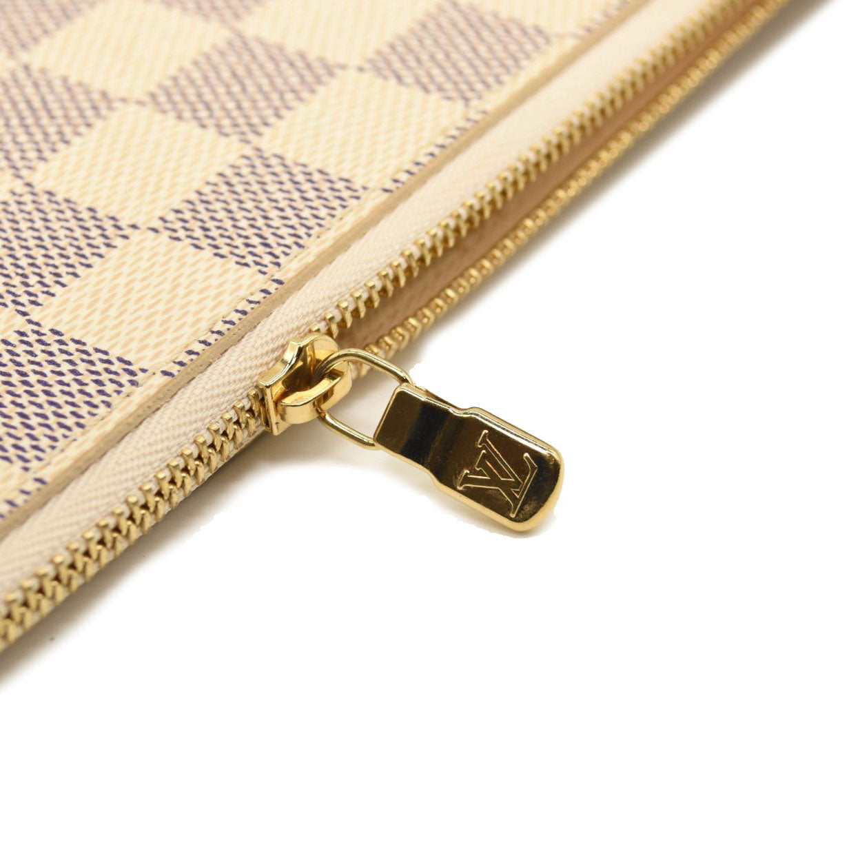 LOUIS VUITTON Damier Azur Nautical Neverfull MM GM Pochette