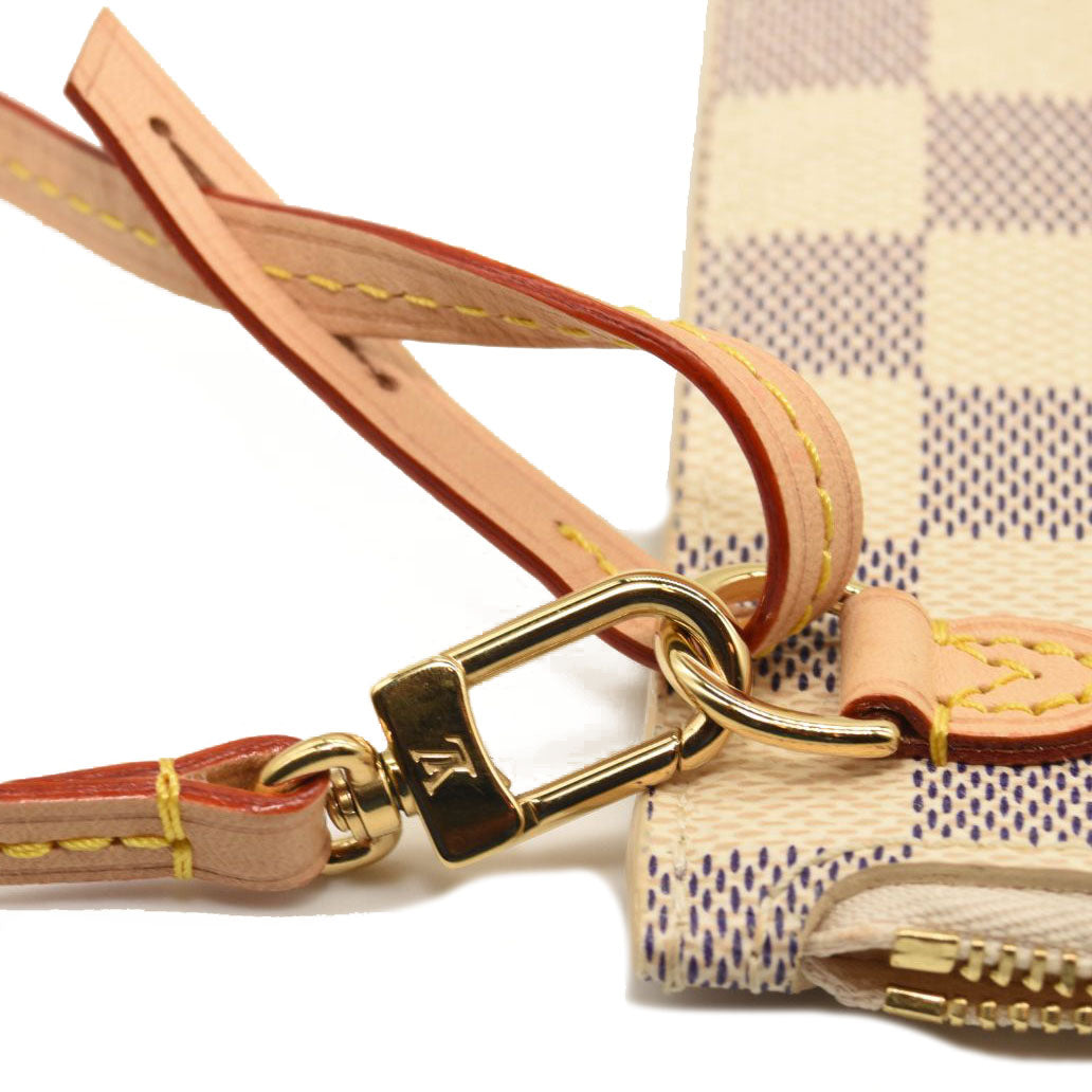 LOUIS VUITTON Damier Azur Nautical Neverfull MM GM Pochette