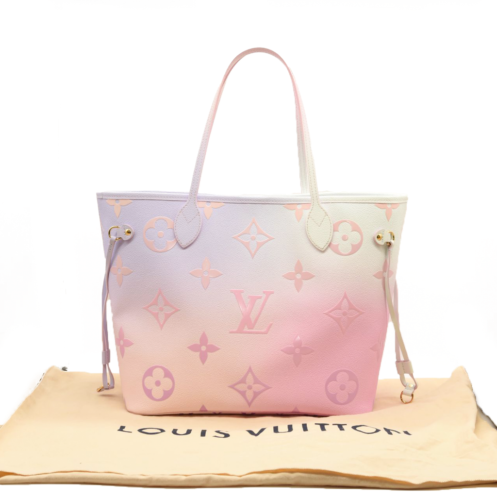 Louis Vuitton Neverfull NM Tote Spring in The City Monogram Giant Canvas mm Neutral