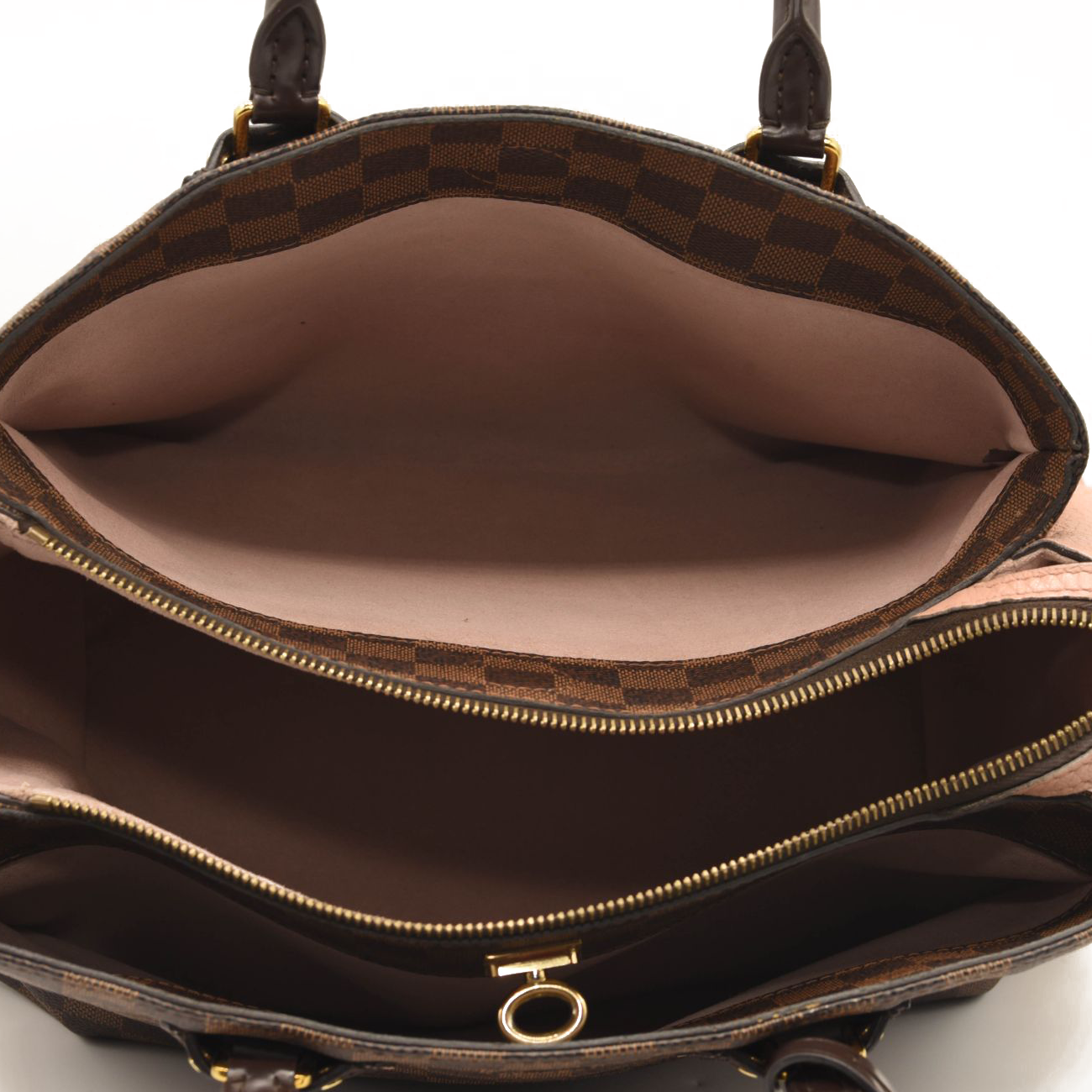 LOUIS VUITTON Damier Ebene Magnolia Normandy Shoulder Bag