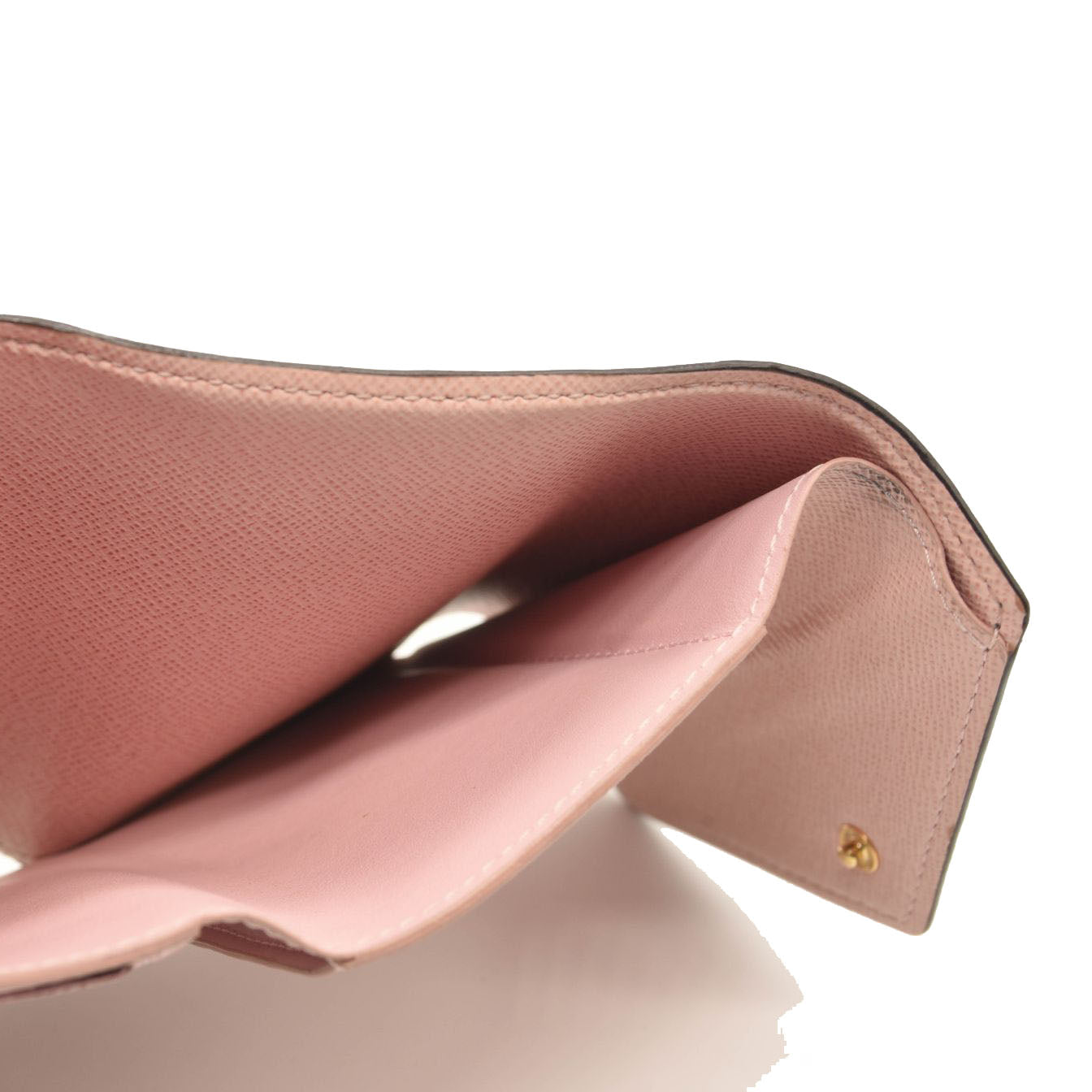 Louis Vuitton Monogram with inside in Rose Ballerine Pink Victorine Wallet