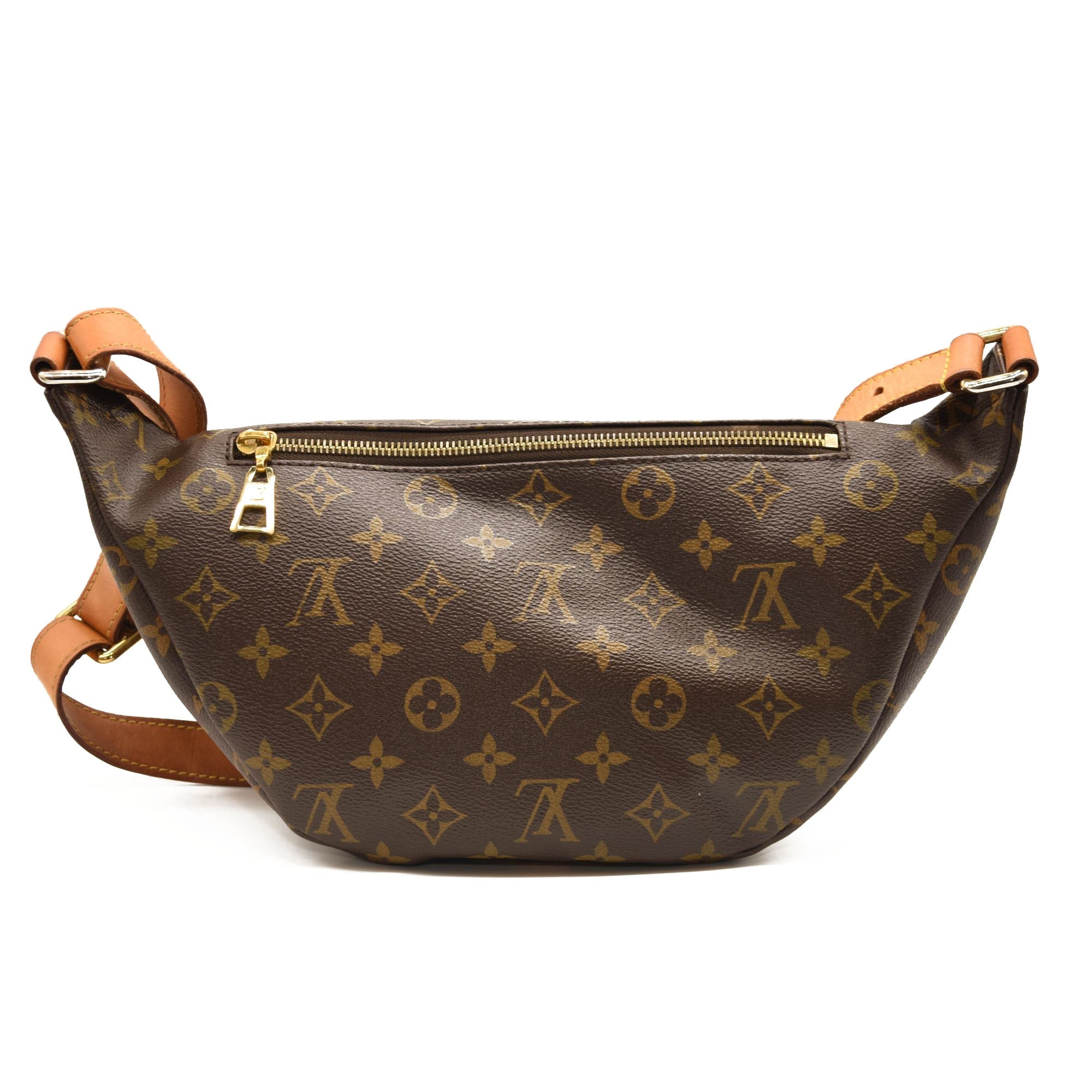 MI4128 Louis Vuitton Bumbag Brown Monogram Canvas Messenger Bag Fanny Pack