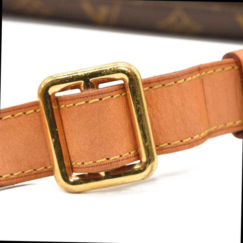 MI4128 Louis Vuitton Bumbag Brown Monogram Canvas Messenger Bag Fanny Pack