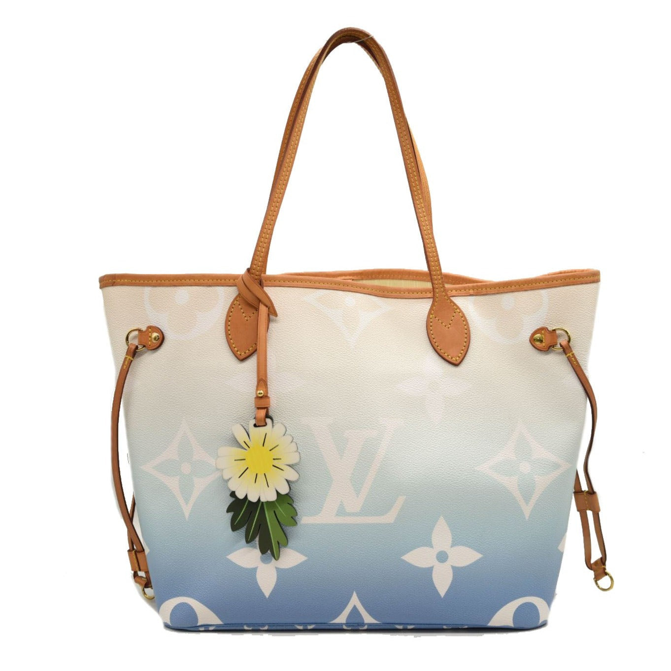Louis Vuitton Blue, Pattern Print Monogram Giant by The Pool Neverfull mm