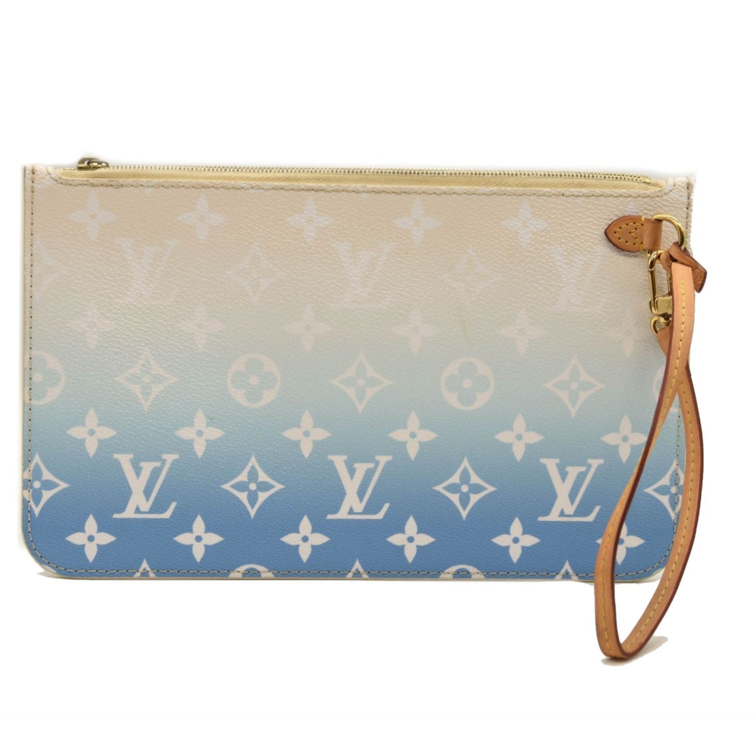 Louis Vuitton Monogram by The Pool Neverfull mm Pochette Blue