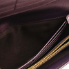 PRADA Saffiano Metal Continental Flap Wallet Metallic Purple