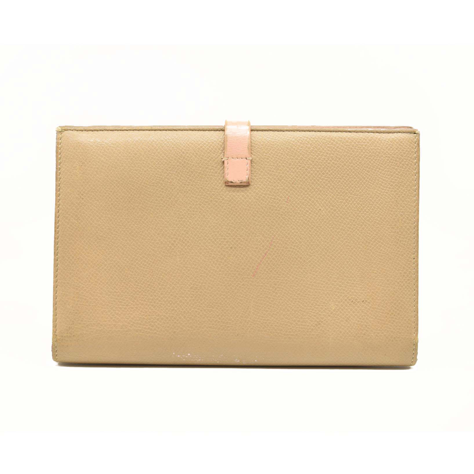Celine Grained Calfskin Large Multifunction Strap Wallet Pink Chalk