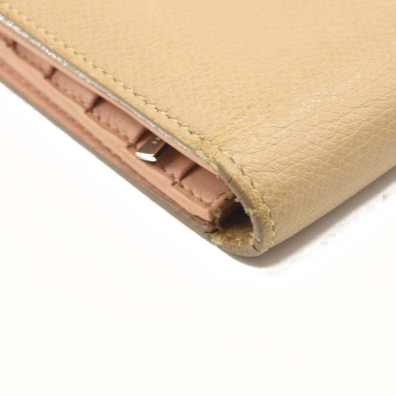 Celine Grained Calfskin Large Multifunction Strap Wallet Pink Chalk