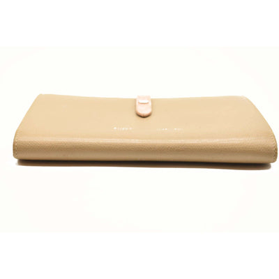 Celine Grained Calfskin Large Multifunction Strap Wallet Pink Chalk