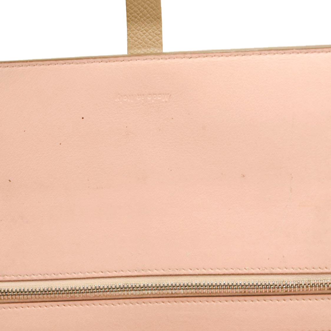 Celine Grained Calfskin Large Multifunction Strap Wallet Pink Chalk