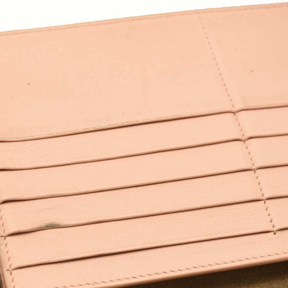 Celine Grained Calfskin Large Multifunction Strap Wallet Pink Chalk