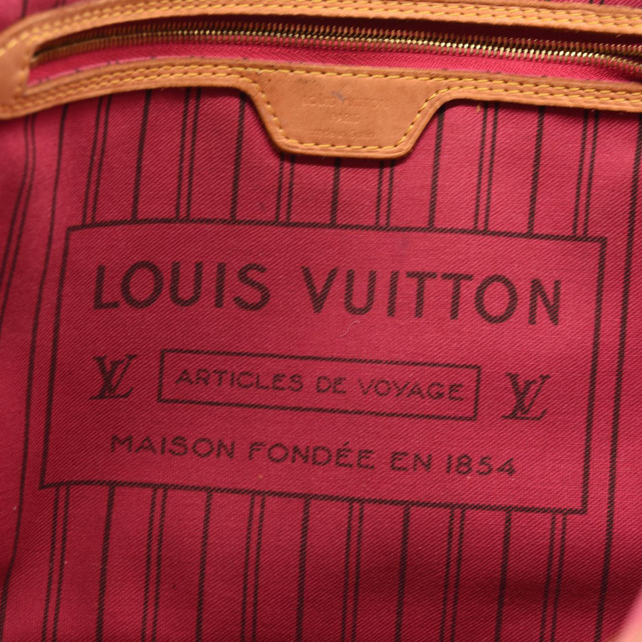 Louis Vuitton Monogram Neo Neverfull mm Fuchsia