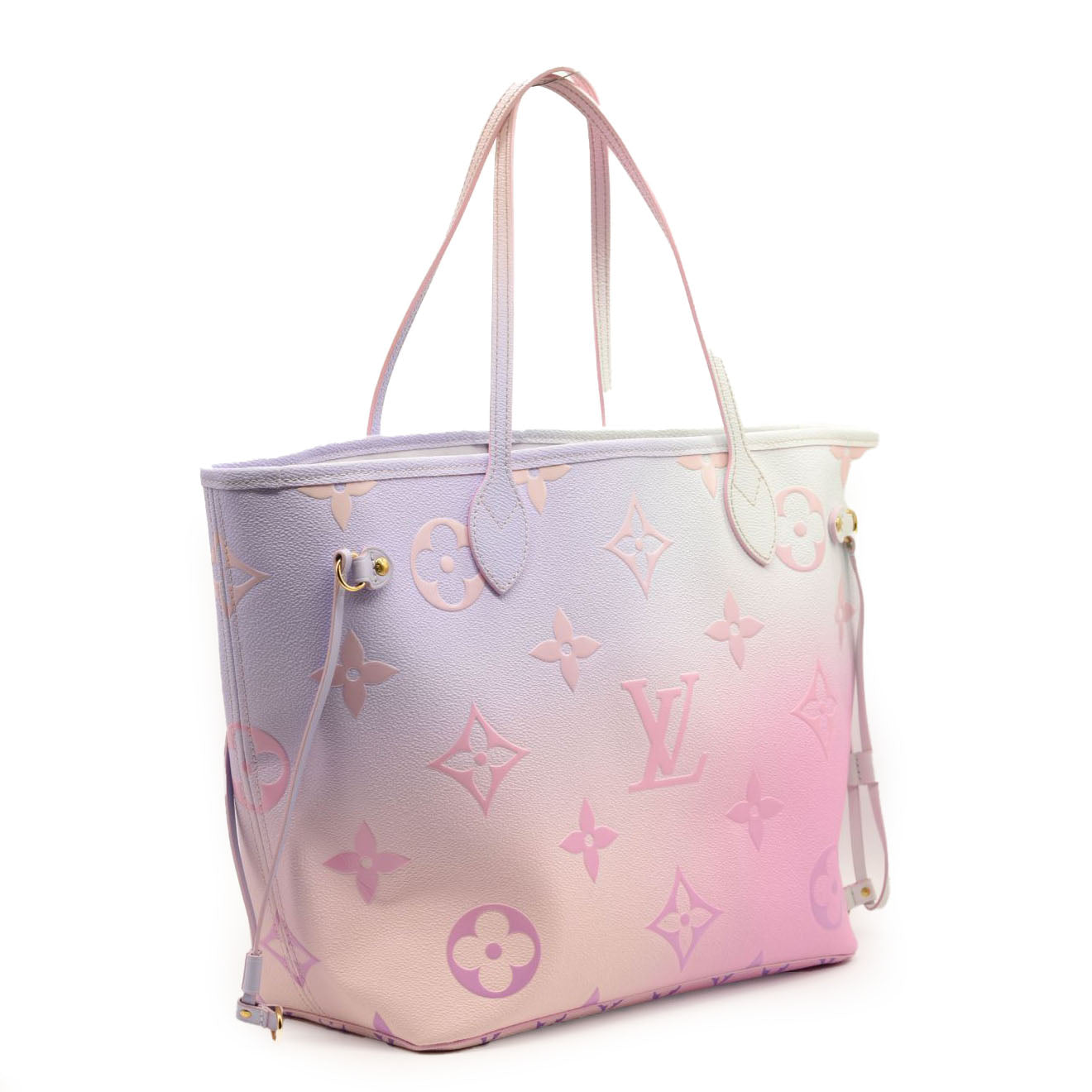 LOUIS VUITTON Monogram Giant Spring In The City Neverfull MM Sunrise Pastel