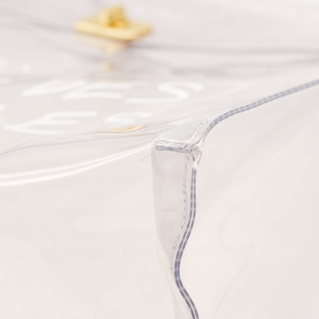 Hermes Vinyl Souvenir De L'Exposition Kelly Transparent