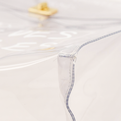 Hermes Vinyl Souvenir De L'Exposition Kelly Transparent