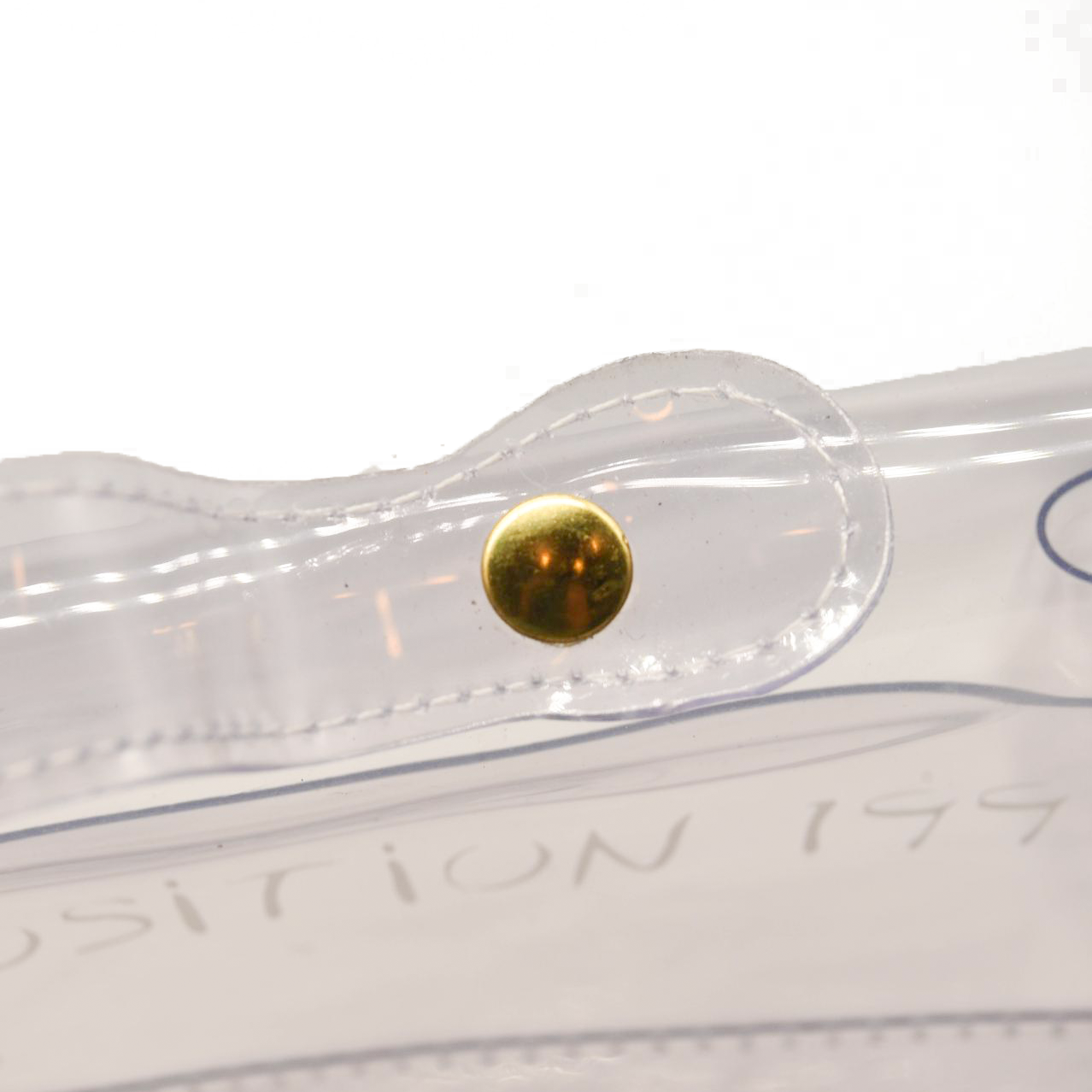 Hermes Vinyl Souvenir De L'Exposition Kelly Transparent