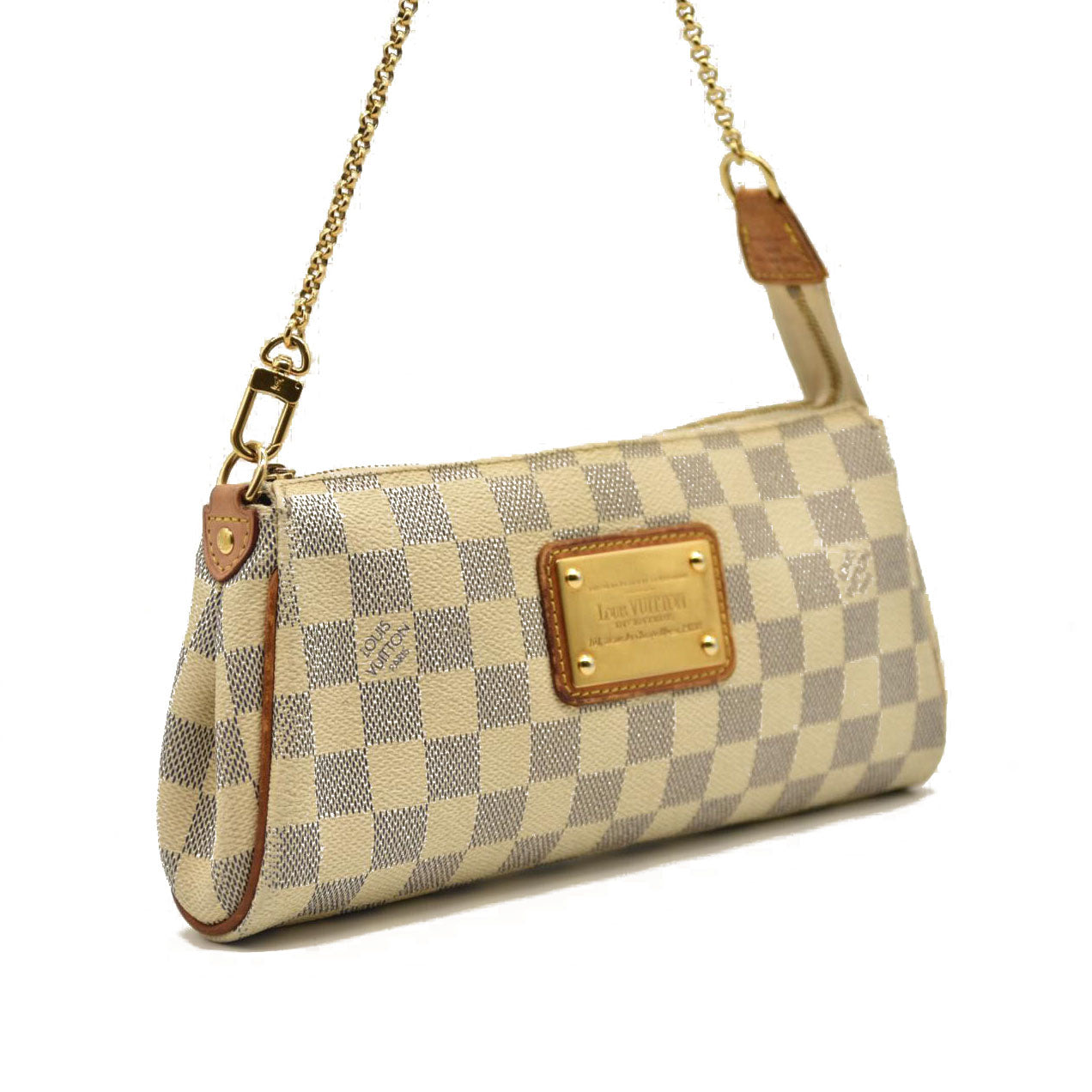 LOUIS VUITTON Damier Azur Eva Clutch DU3150