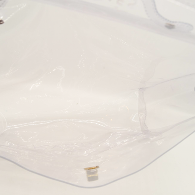 Hermes Vinyl Souvenir De L'Exposition Kelly Transparent