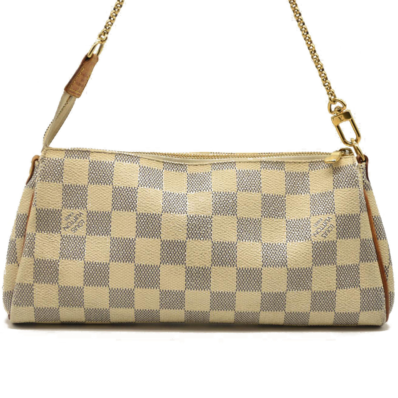 LOUIS VUITTON Damier Azur Eva Clutch DU3150