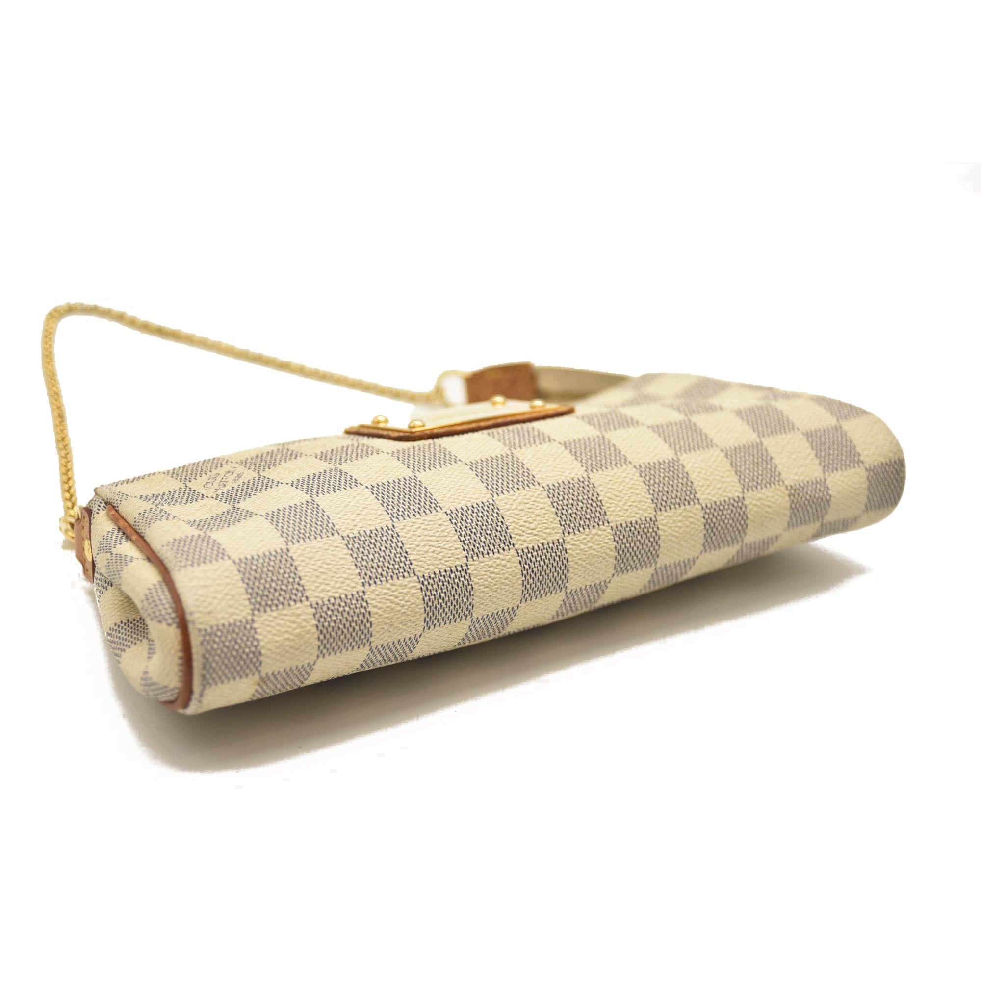 LOUIS VUITTON Damier Azur Eva Clutch DU3150