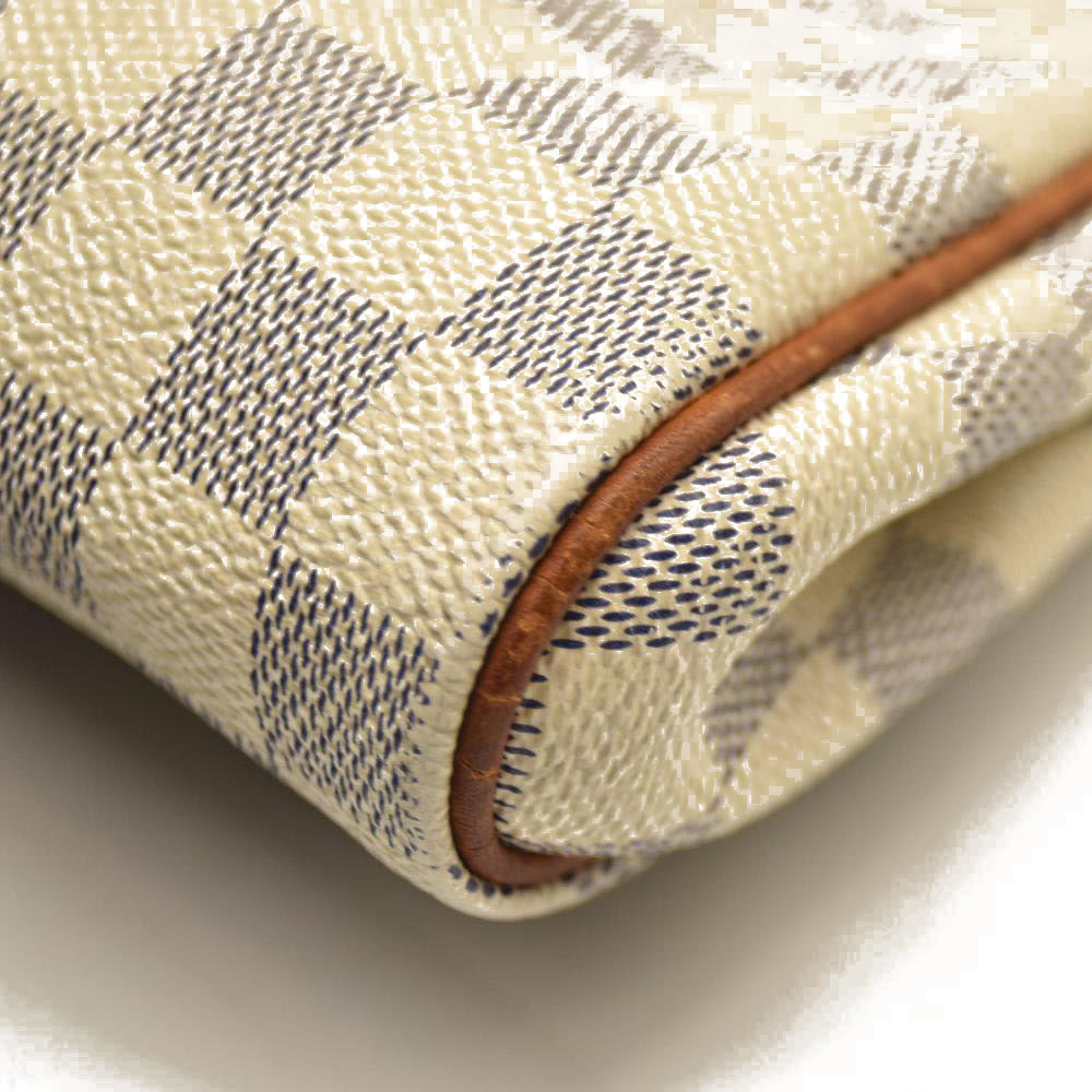 LOUIS VUITTON Damier Azur Eva Clutch DU3150