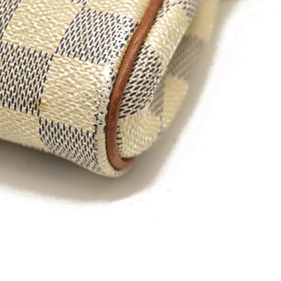 LOUIS VUITTON Damier Azur Eva Clutch DU3150