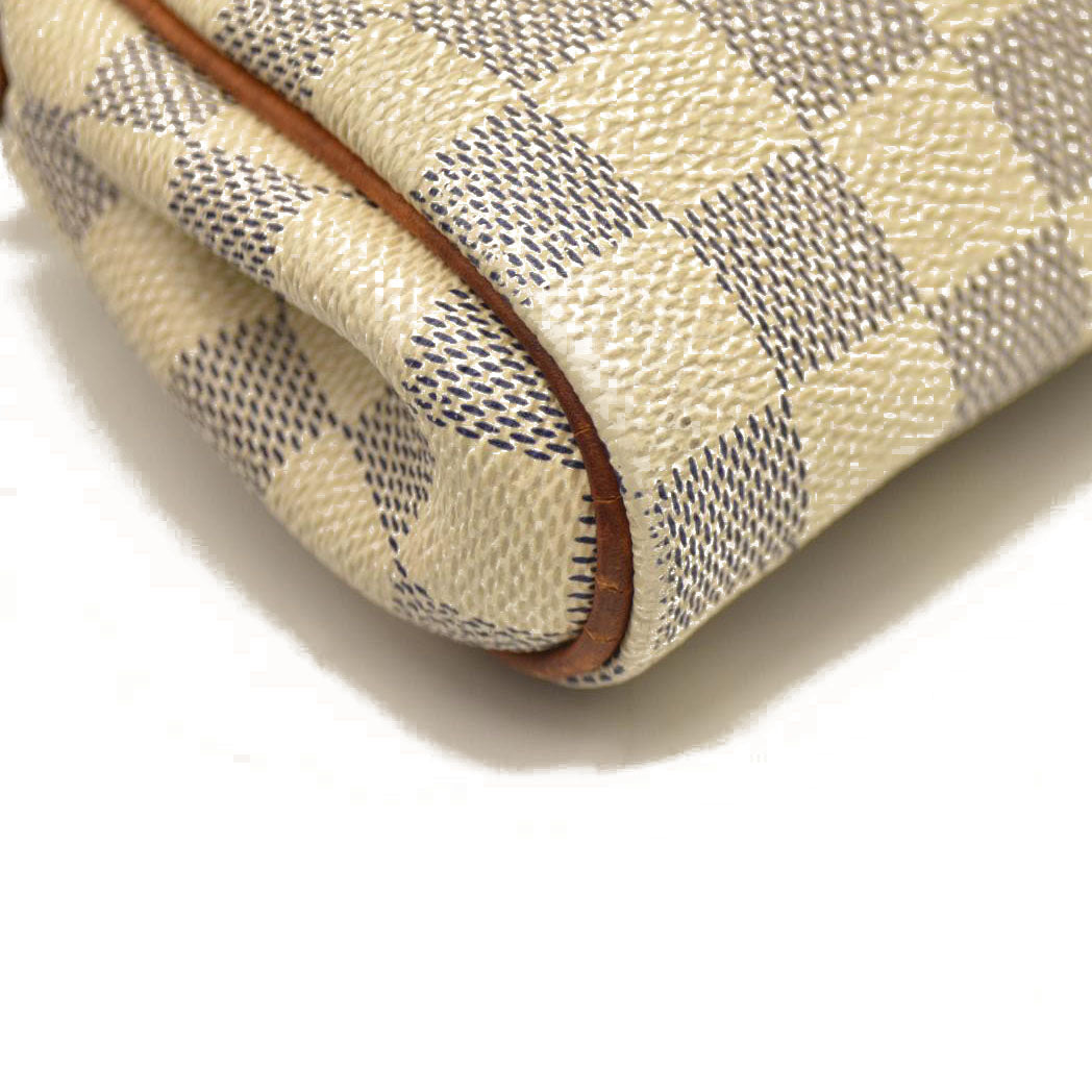 LOUIS VUITTON Damier Azur Eva Clutch DU3150