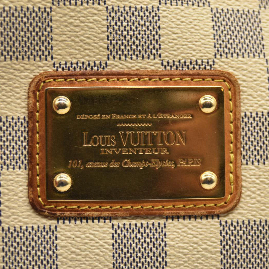 LOUIS VUITTON Damier Azur Eva Clutch DU3150