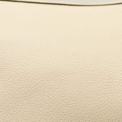 Gucci Grained Calfskin Logo Half Moon Hobo White