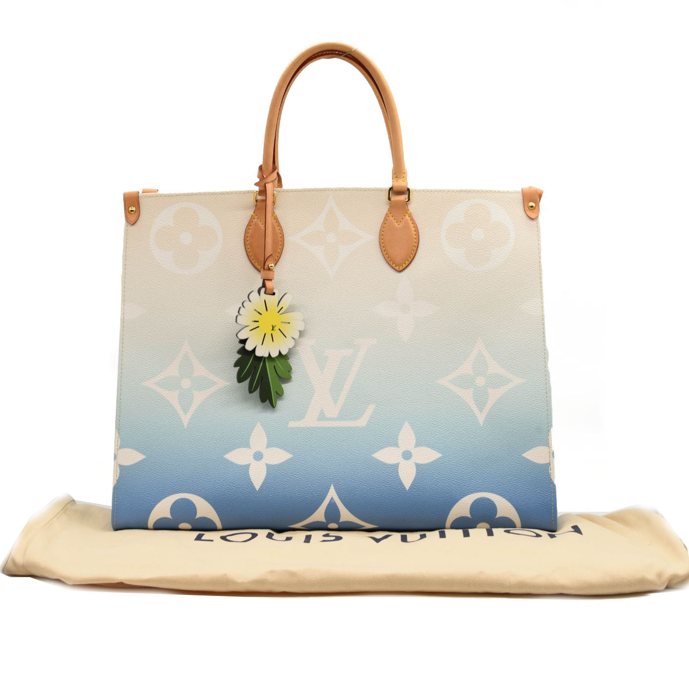 LOUIS VUITTON Monogram Giant By The Pool Onthego GM Blue - MyDesignerly