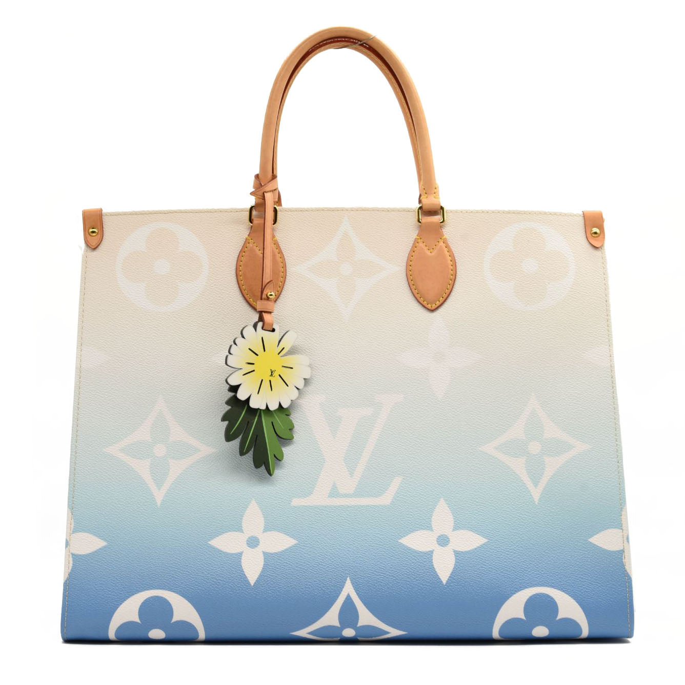 LOUIS VUITTON Monogram Giant By The Pool Onthego GM Blue
