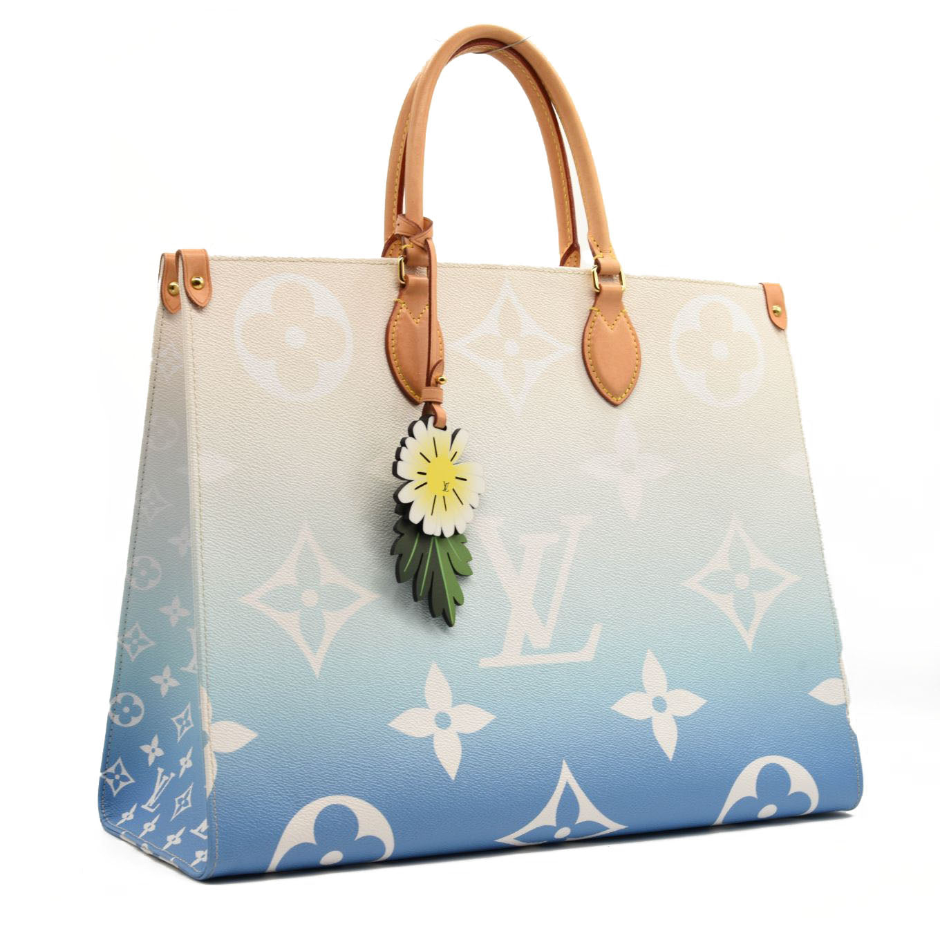 LOUIS VUITTON Monogram Giant By The Pool Onthego GM Blue